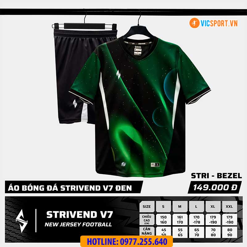 Áo đá banh không logo Strivend V7 Galaxy - Hình ảnh 12