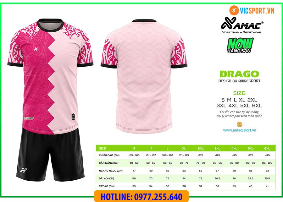 Áo đá banh thiết kế Amac Drago - Hình ảnh 14