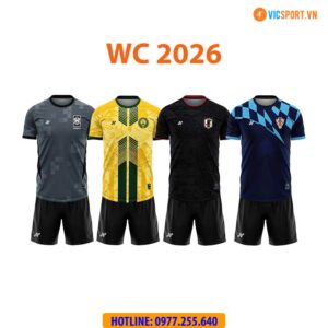 Áo đá banh thiết kế đội tuyển quốc gia Amac WC 2026