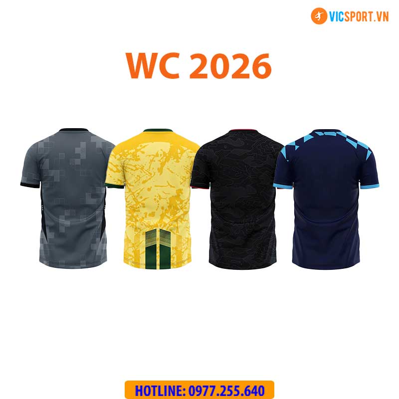 Áo đá banh thiết kế đội tuyển quốc gia Amac WC 2026 - Hình ảnh 3