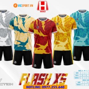 Áo đá banh thiết kế Higo Flast X5