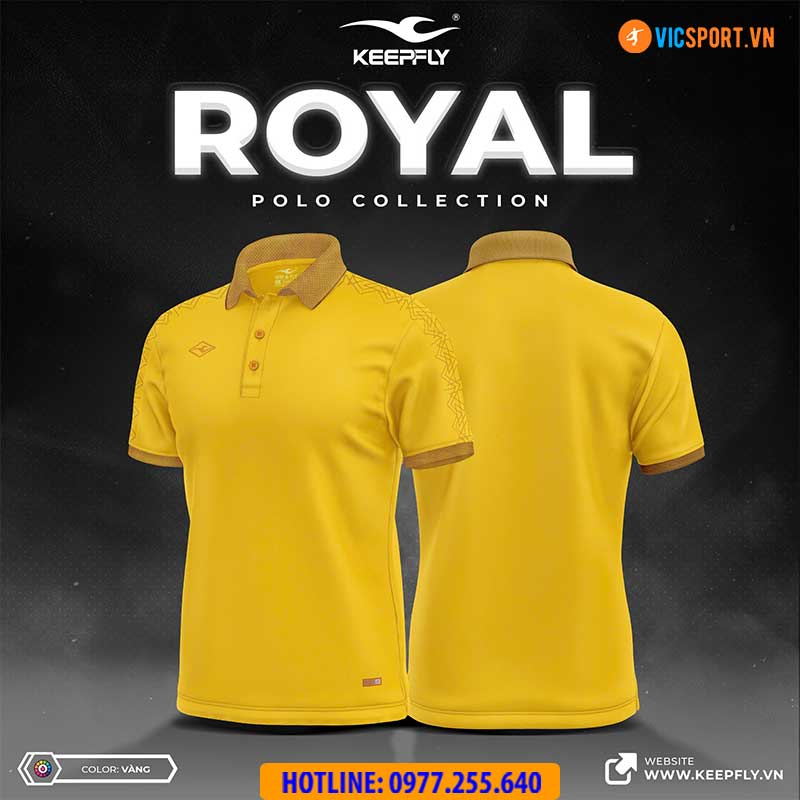 Áo polo di chuyển Keepfly Royal - Hình ảnh 28