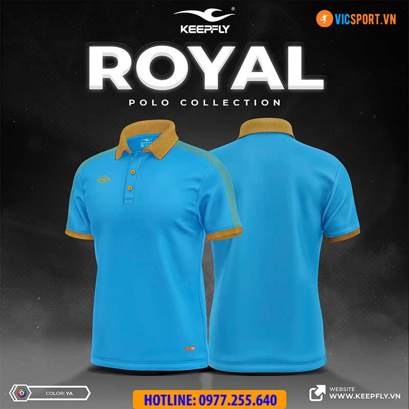 Áo polo di chuyển Keepfly Royal - Hình ảnh 31