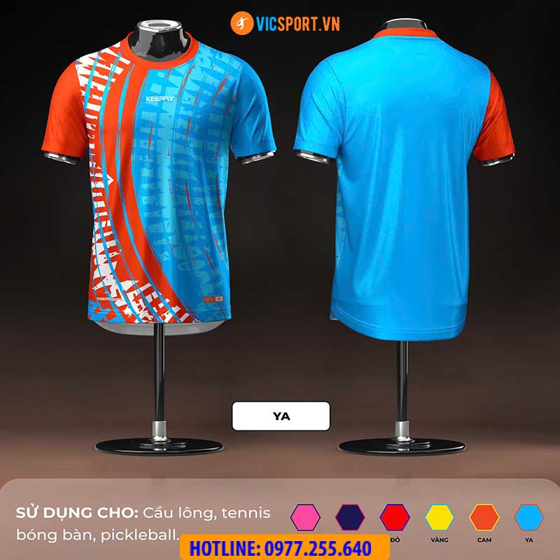 Áo cầu lông pickleball Keepfly KFA S0001 đa năng - Hình ảnh 5
