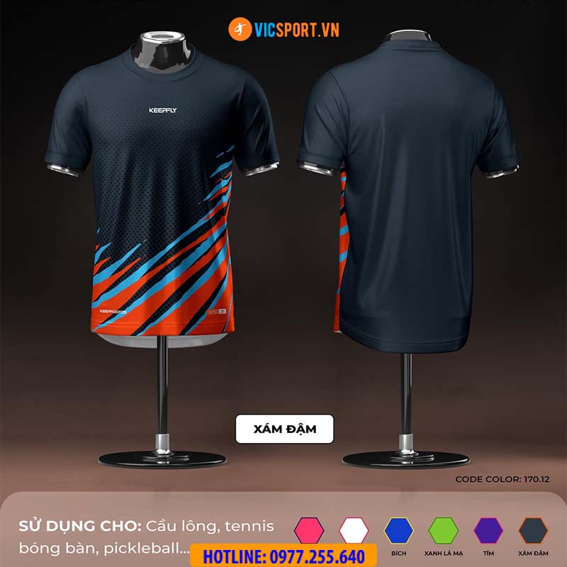 Áo cầu lông pickleball Keepfly KFA S0002 đa năng - Hình ảnh 6