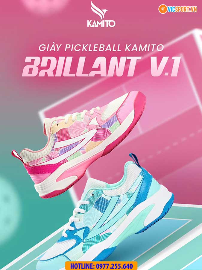 Giày picklelball Kamito Brillant V.1 đa năng - Hình ảnh 9