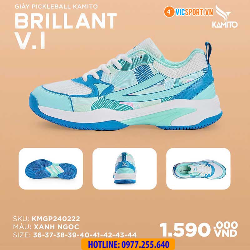 Giày picklelball Kamito Brillant V.1 đa năng - Hình ảnh 3