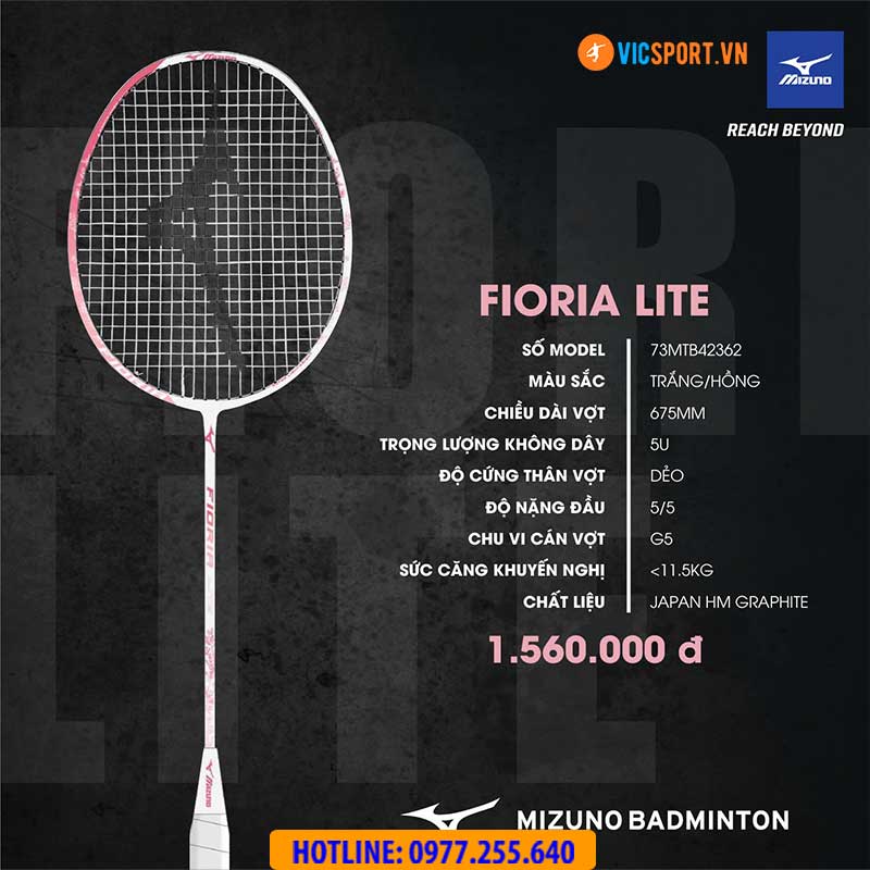 Vợt cầu lông Mizuno Fioria Lite