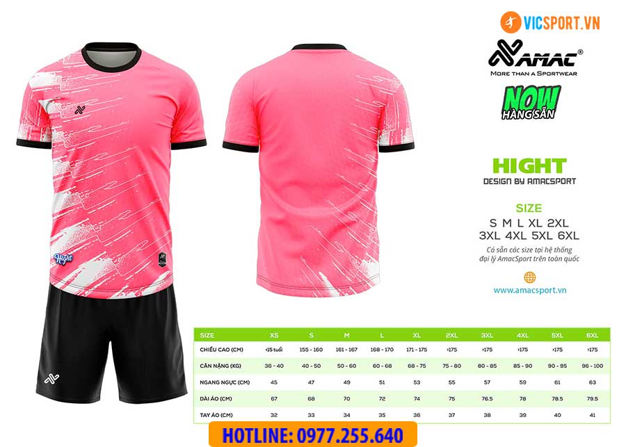 Áo đá banh thiết kế Amac Hight - Hình ảnh 4