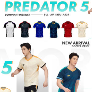 Áo đá banh không logo Bulbal Predator 5