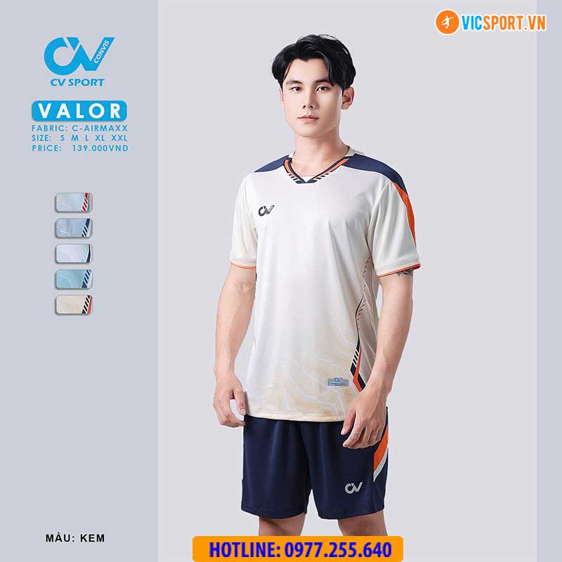 Áo đá banh không logo CV Valor - Hình ảnh 36