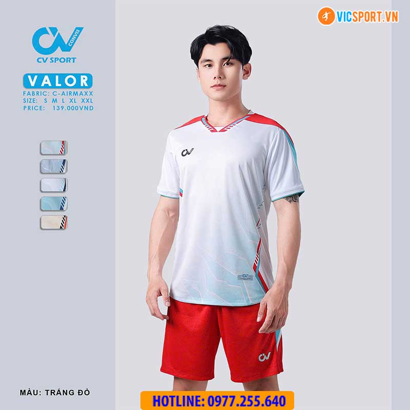 Áo đá banh không logo CV Valor - Hình ảnh 32