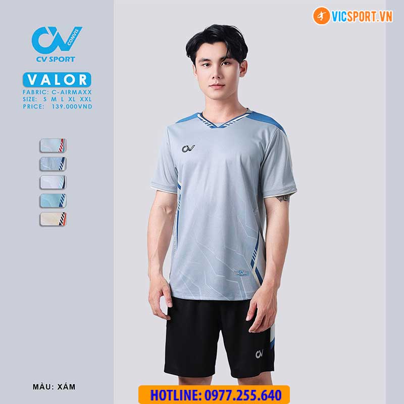 Áo đá banh không logo CV Valor - Hình ảnh 23
