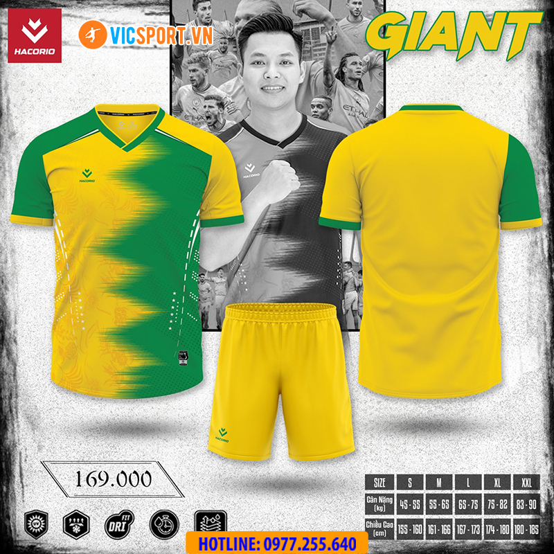 Áo đá banh không logo Hacorio Giant - RIO 03 - Hình ảnh 5