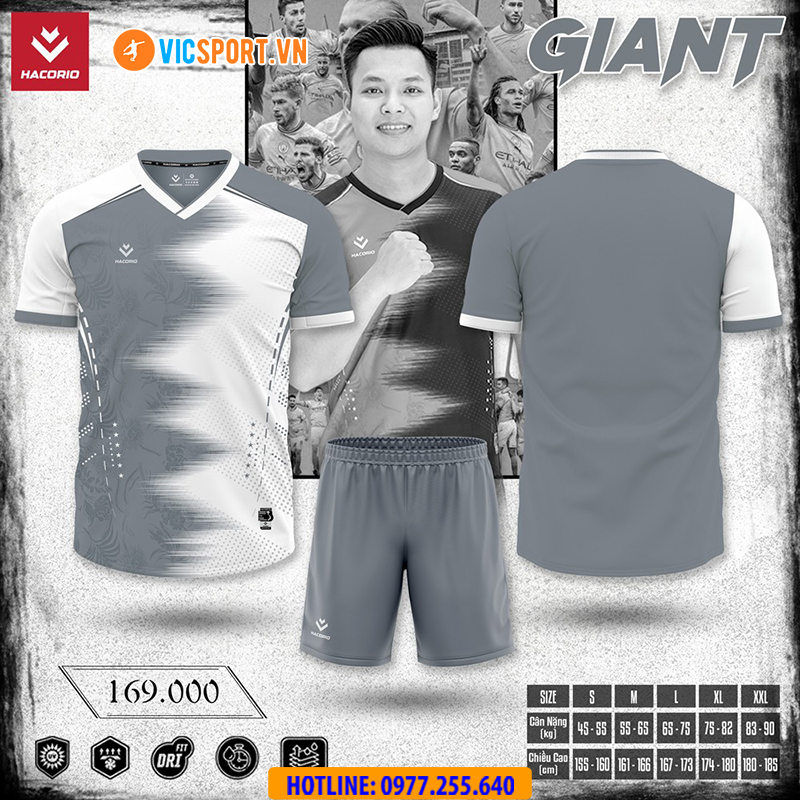 Áo đá banh không logo Hacorio Giant - RIO 03 - Hình ảnh 6