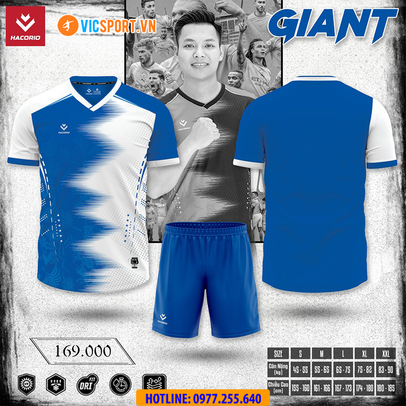 Áo đá banh không logo Hacorio Giant - RIO 03 - Hình ảnh 7