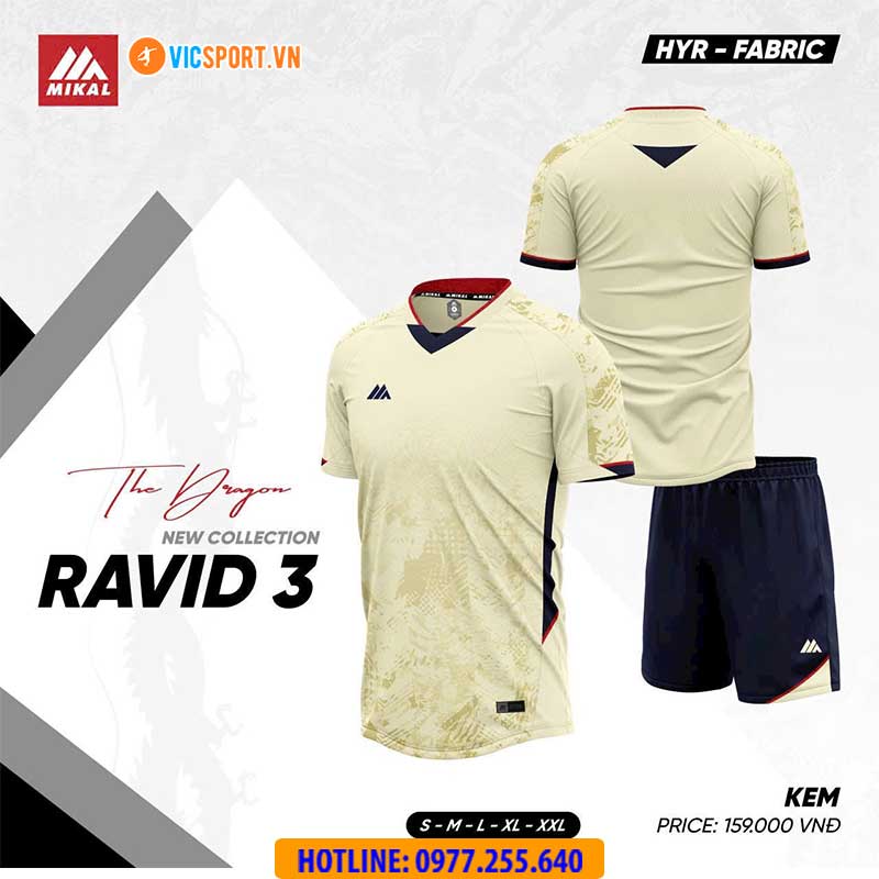 Áo đá banh không logo Mikal Ravid 03 - Hình ảnh 5