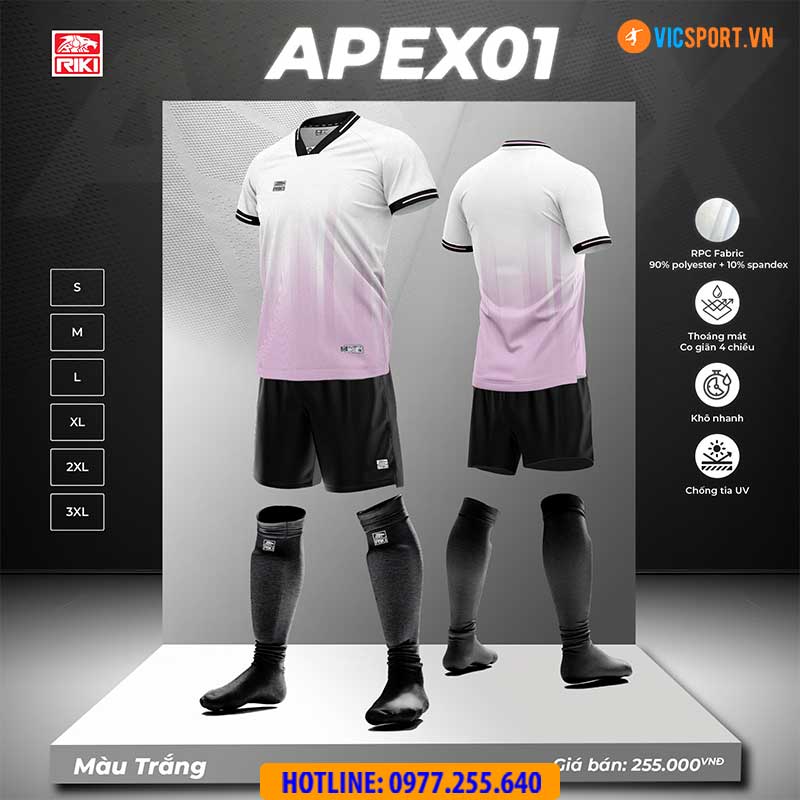 Áo đá banh không logo Riki Apex 01 - Hình ảnh 18