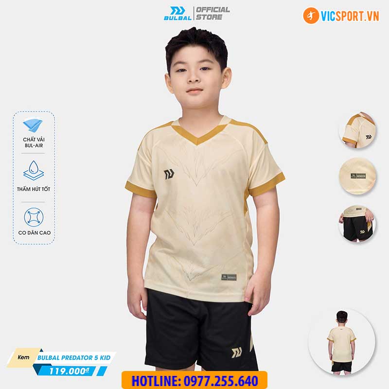 Áo đá banh trẻ em Bulbal Predator 5 - Hình ảnh 10