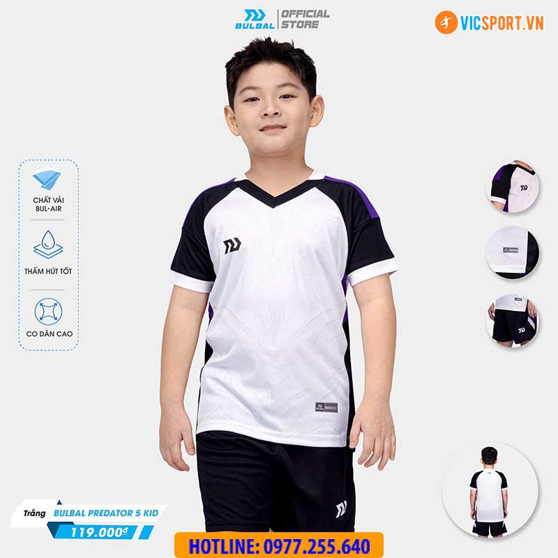 Áo đá banh trẻ em Bulbal Predator 5 - Hình ảnh 12