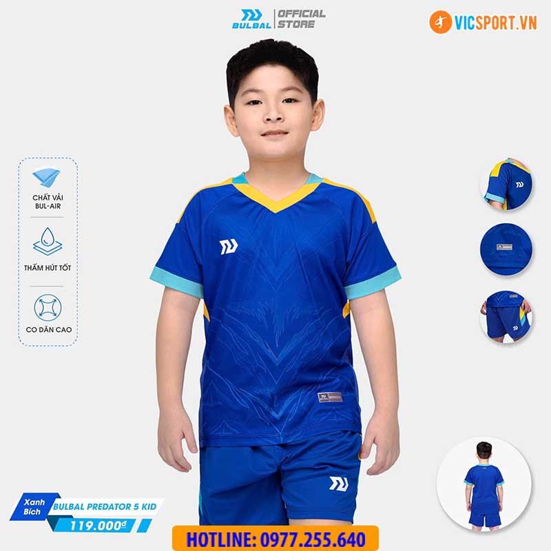 Áo đá banh trẻ em Bulbal Predator 5 - Hình ảnh 14