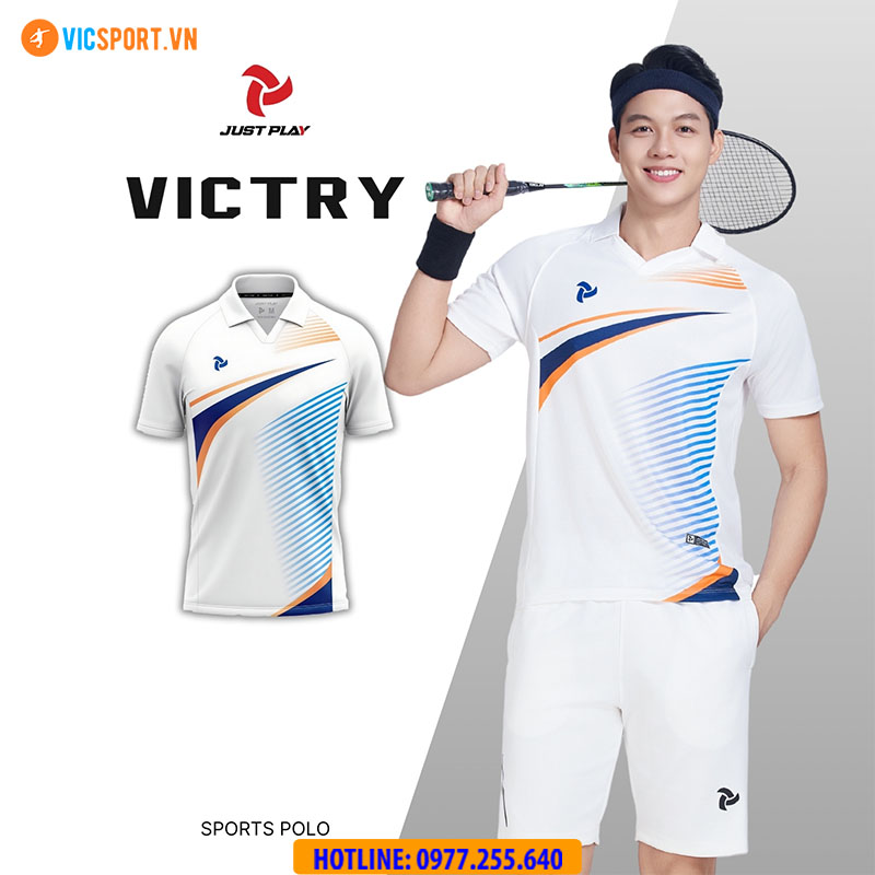 Áo polo thể thao đa năng Justplay Victry - Hình ảnh 13
