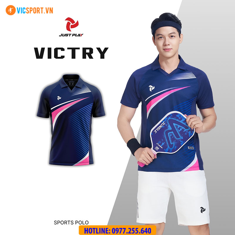 Áo polo thể thao đa năng Justplay Victry - Hình ảnh 12