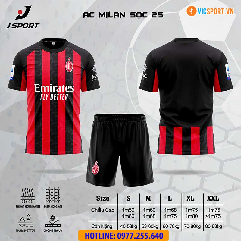 Áo đá banh Clb AC Milan mùa giải 2025-2026 - Hình ảnh 6