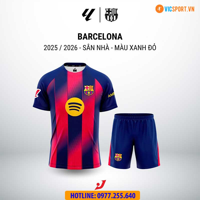 Áo đá banh Clb Barcelona mùa giải 2025-2026 - Hình ảnh 8