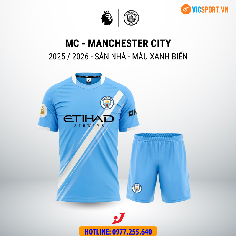 Áo đá banh Clb Man City mùa giải 2025-2026 - Hình ảnh 8