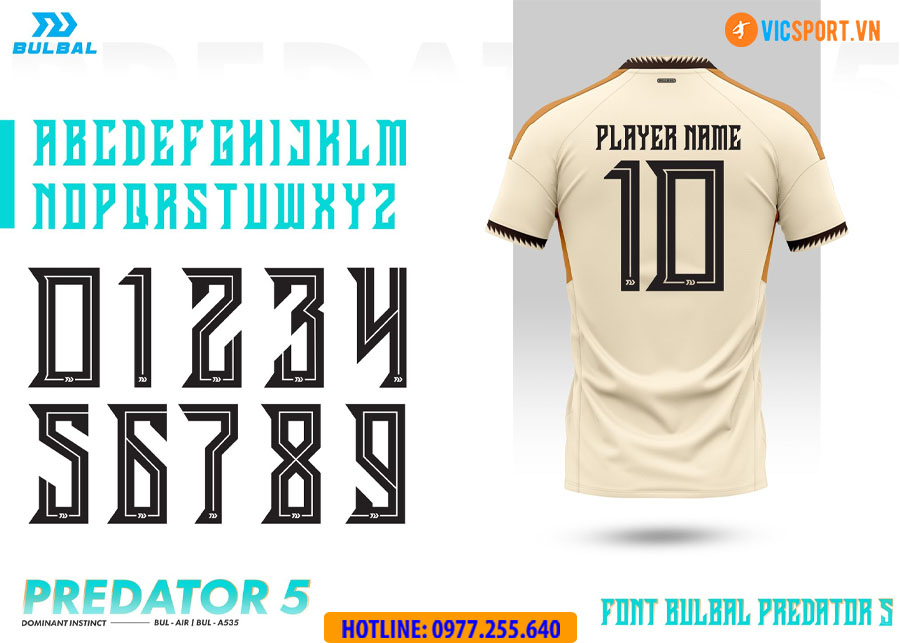 Áo đá banh không logo Bulbal Predator 5 - Hình ảnh 6