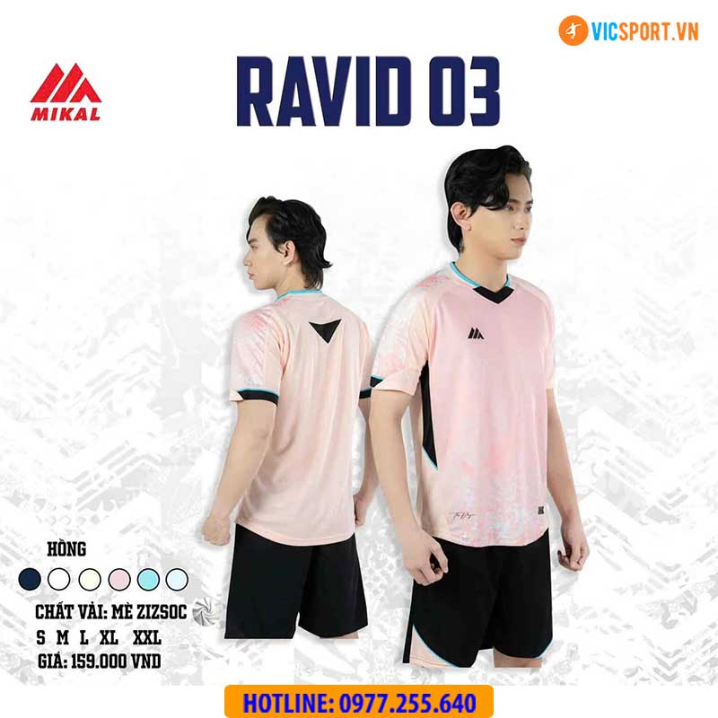 Áo đá banh không logo Mikal Ravid 03 - Hình ảnh 9