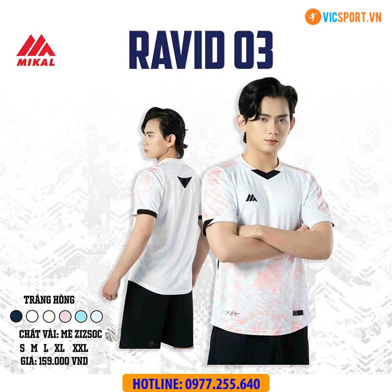 Áo đá banh không logo Mikal Ravid 03 - Hình ảnh 13