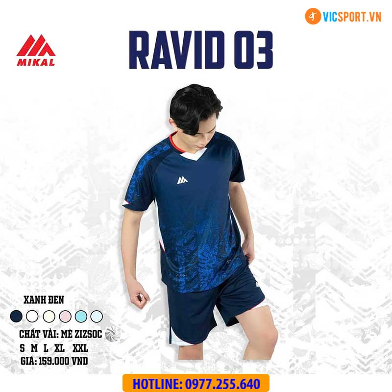 Áo đá banh không logo Mikal Ravid 03 - Hình ảnh 15