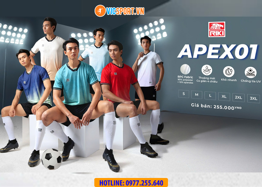 Áo đá banh không logo Riki Apex 01 - Hình ảnh 23