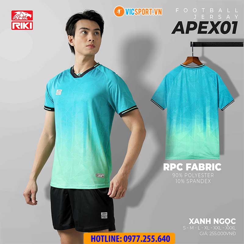 Áo đá banh không logo Riki Apex 01 - Hình ảnh 7