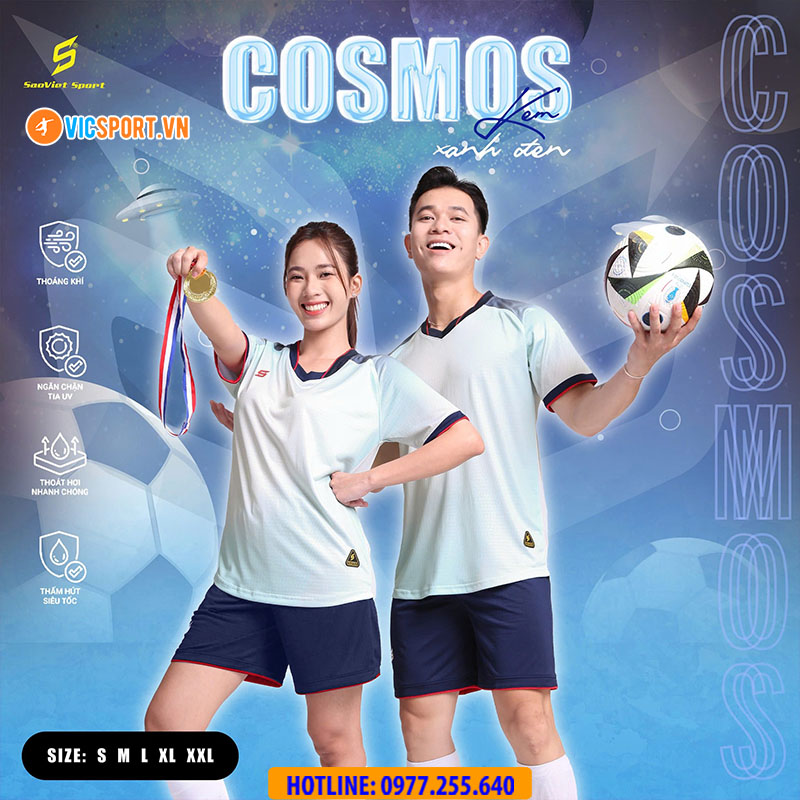Áo đá banh không logo SV Cosmos - Hình ảnh 6
