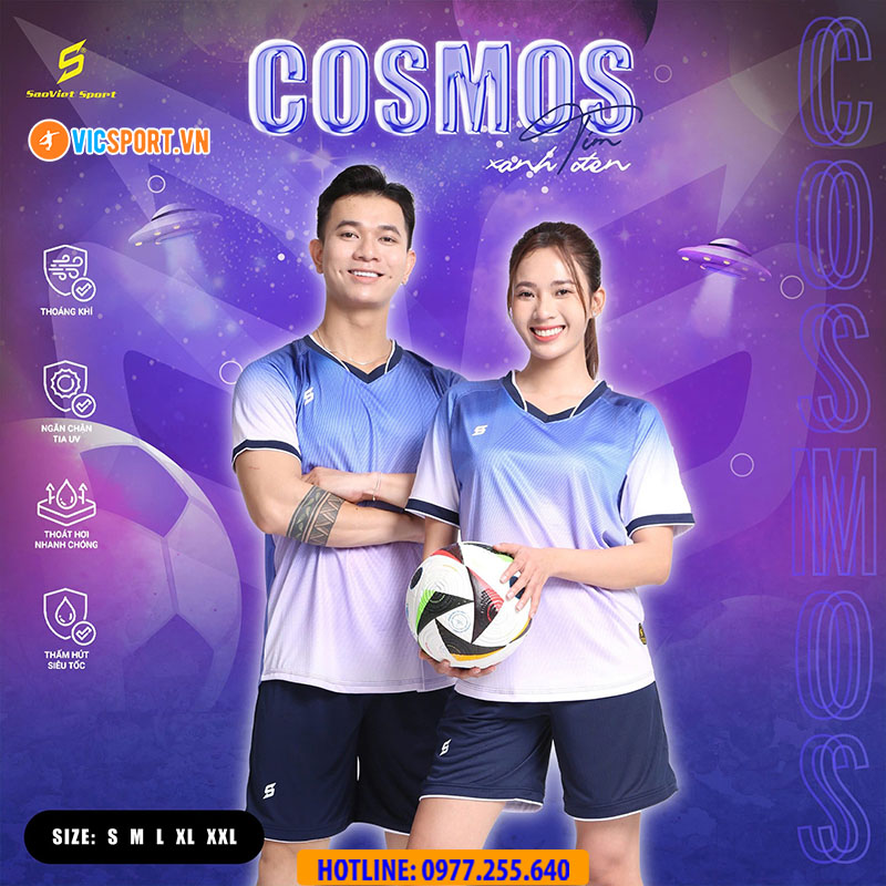 Áo đá banh không logo SV Cosmos - Hình ảnh 5