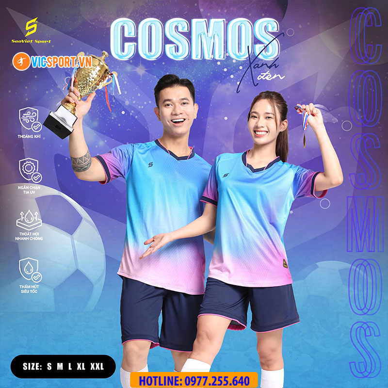 Áo đá banh không logo SV Cosmos - Hình ảnh 3