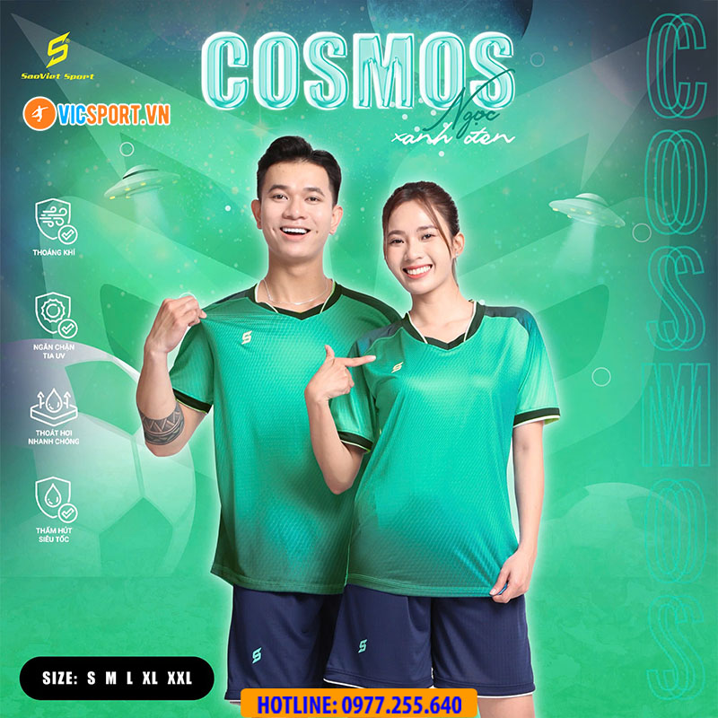 Áo đá banh không logo SV Cosmos - Hình ảnh 2