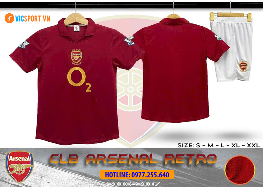 Áo đá banh Retro Clb Arsenal - Hình ảnh 9
