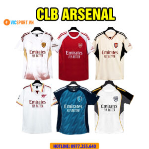 Áo đá banh Clb Arsenal SS26 Strivend