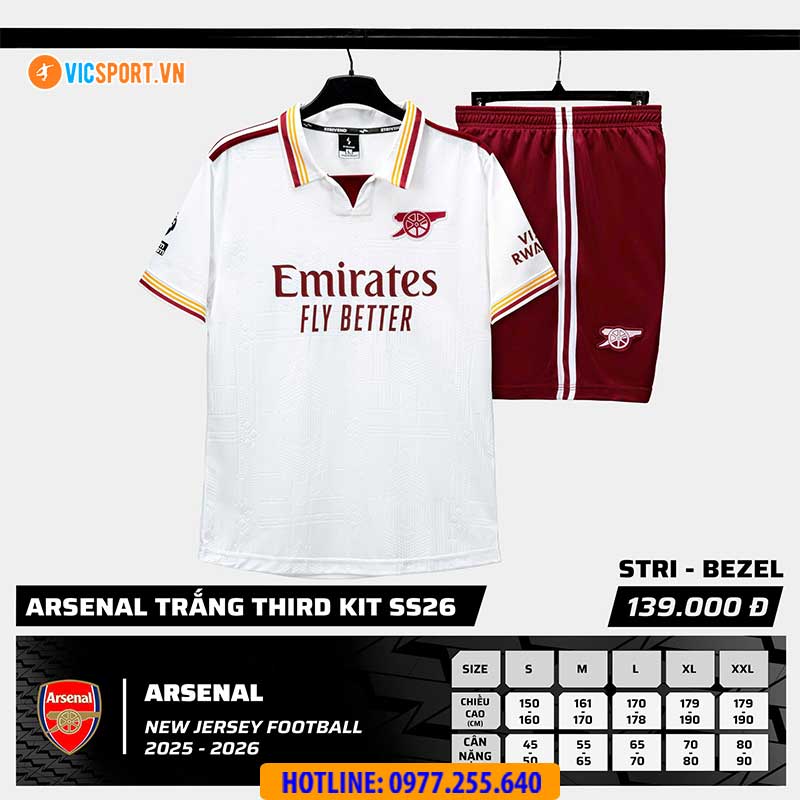 Áo đá banh Clb Arsenal SS26 Strivend - Hình ảnh 18