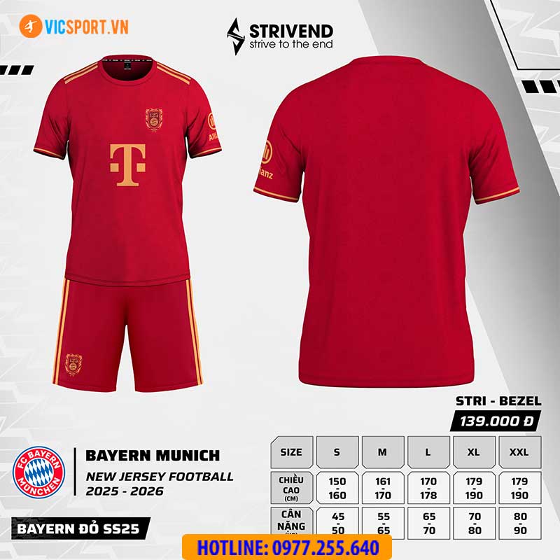 Áo đá banh Strivend Clb Bayern Muchen mùa giải 2025-2026 - Hình ảnh 20