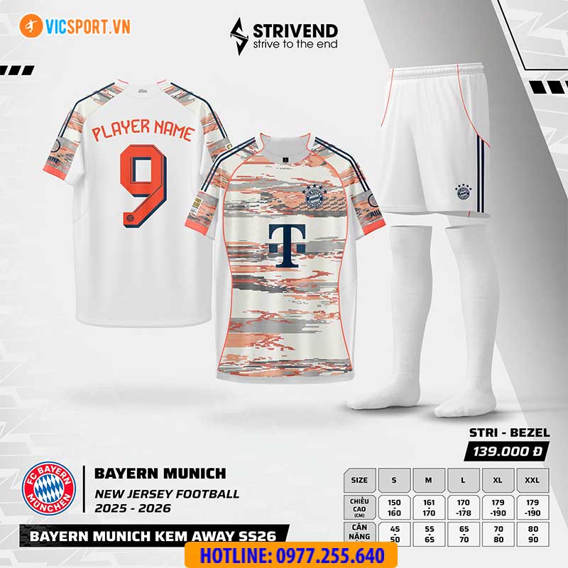 Áo đá banh Strivend Clb Bayern Muchen mùa giải 2025-2026 - Hình ảnh 21