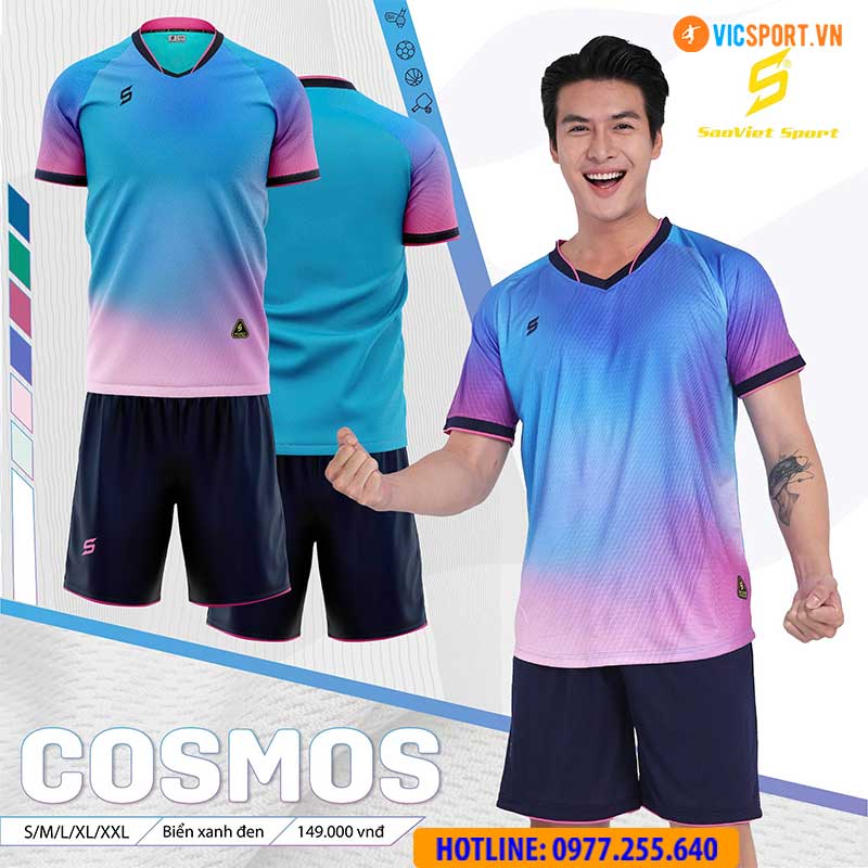 Áo đá banh không logo SV Cosmos - Hình ảnh 13