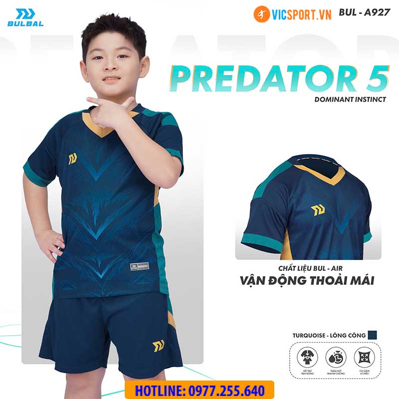 Áo đá banh trẻ em Bulbal Predator 5 - Hình ảnh 18