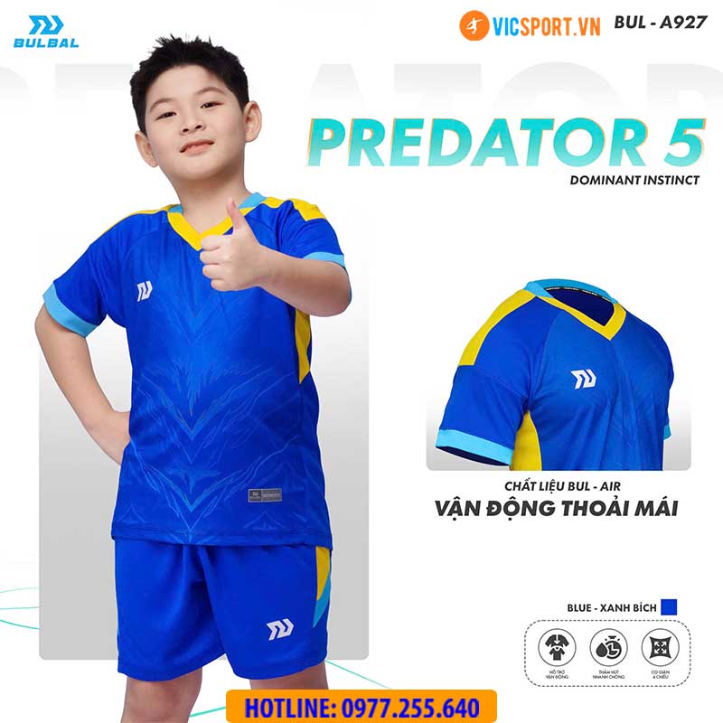 Áo đá banh trẻ em Bulbal Predator 5 - Hình ảnh 21