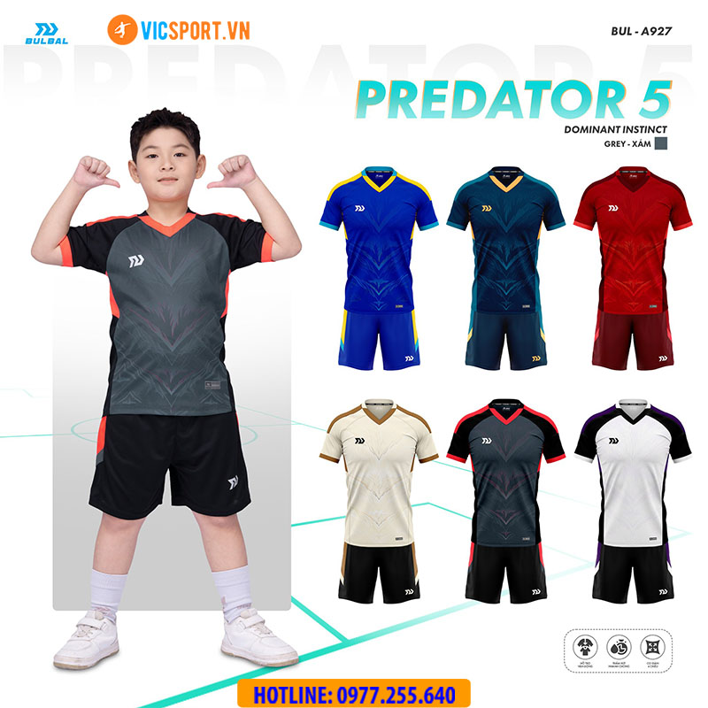Áo đá banh trẻ em Bulbal Predator 5