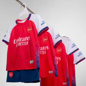 Quần áo bóng đá trẻ em thiết kế Clb Arsenal mùa giải 2025-2026